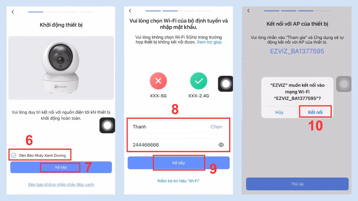 Sửa lỗi Camera Ezviz không nghe được tiếng - Reset bước 3