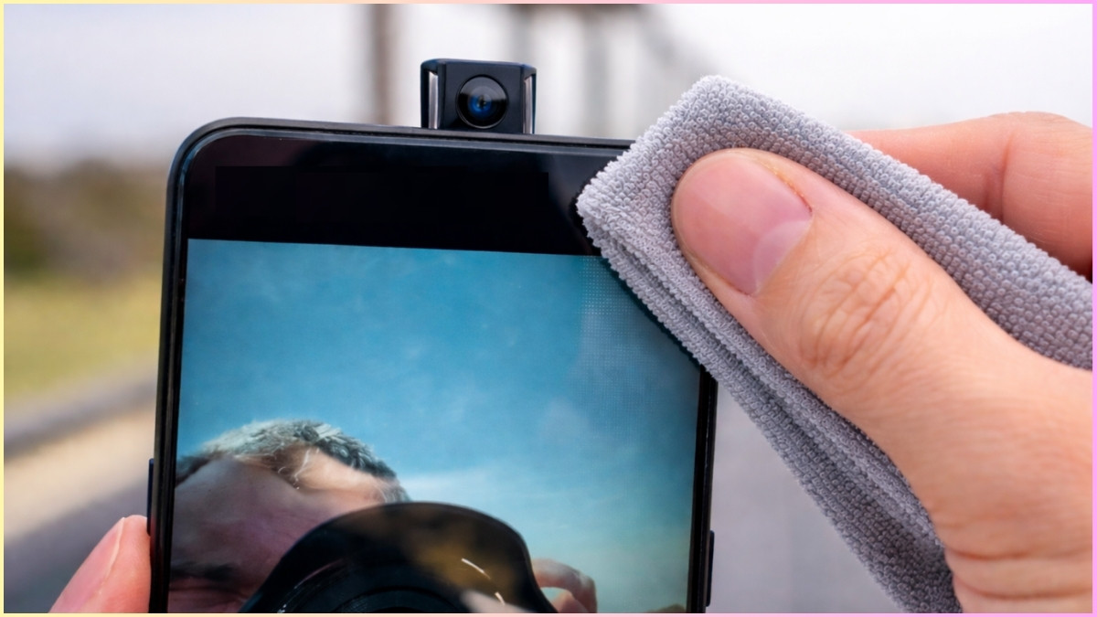 Sửa camera OPPO F11 Pro bị lỗi - Vệ sinh ống kính