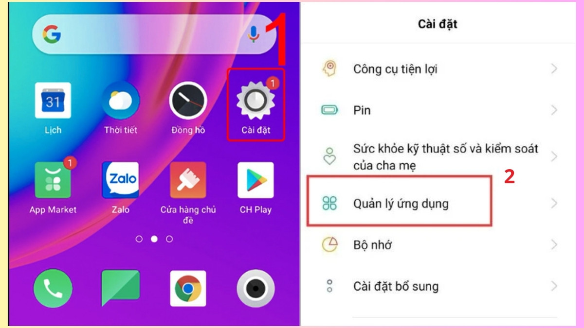 Sửa camera OPPO F11 Pro bị lỗi - Xóa dữ liệu bước 1