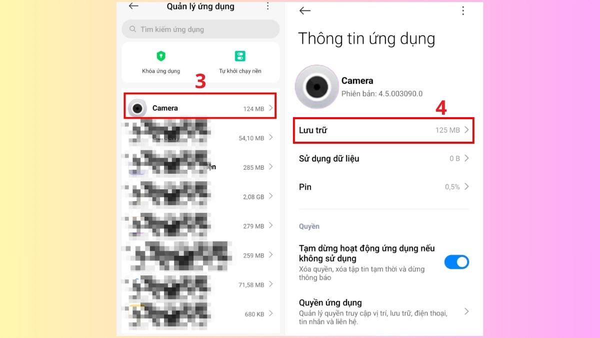 Sửa camera OPPO F11 Pro bị lỗi - Xóa dữ liệu bước 2