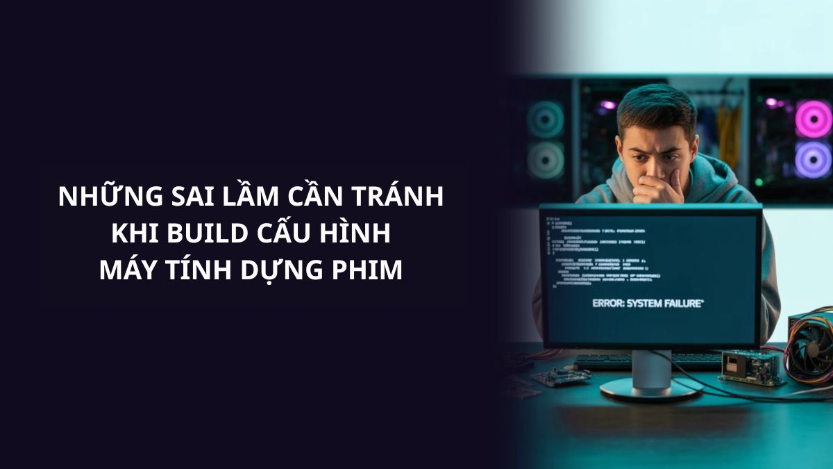 Cấu hình máy tính dựng phim và những sai lầm thường gặp khi build