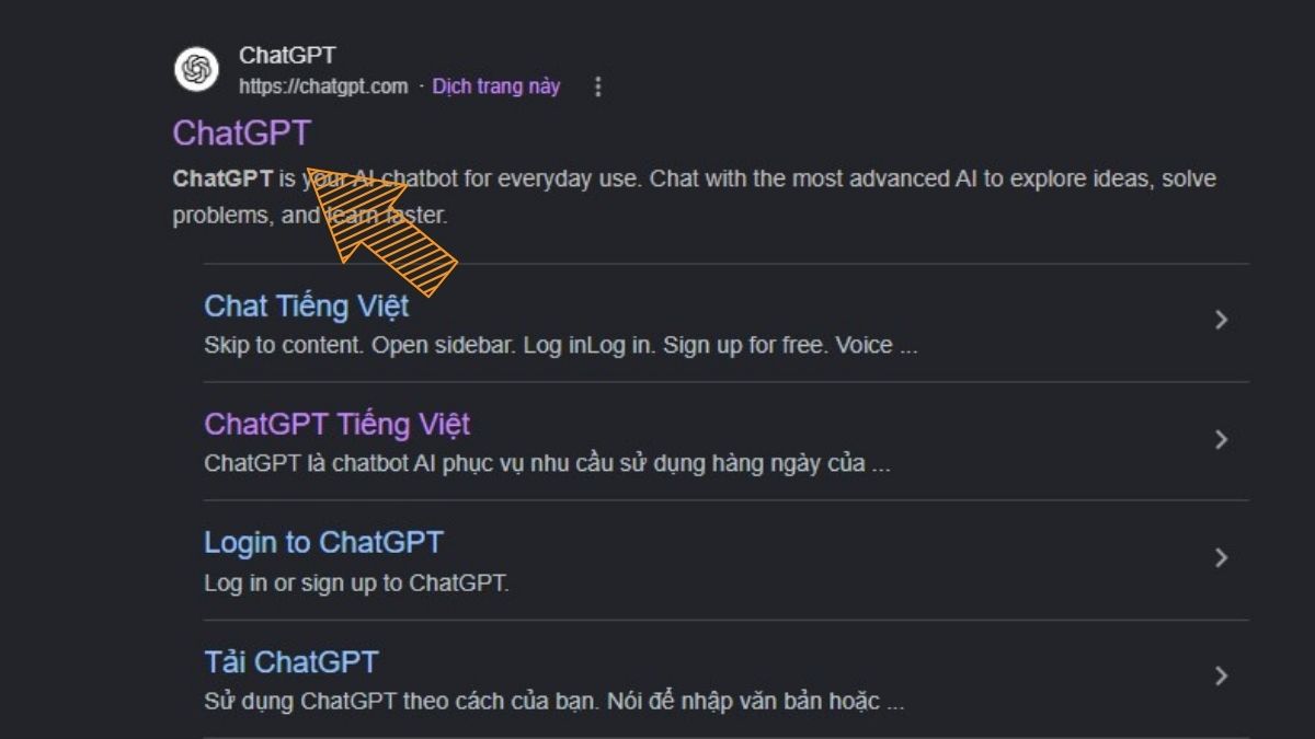 ChatGPT ra mắt khi nào? Cách truy cập bước 1