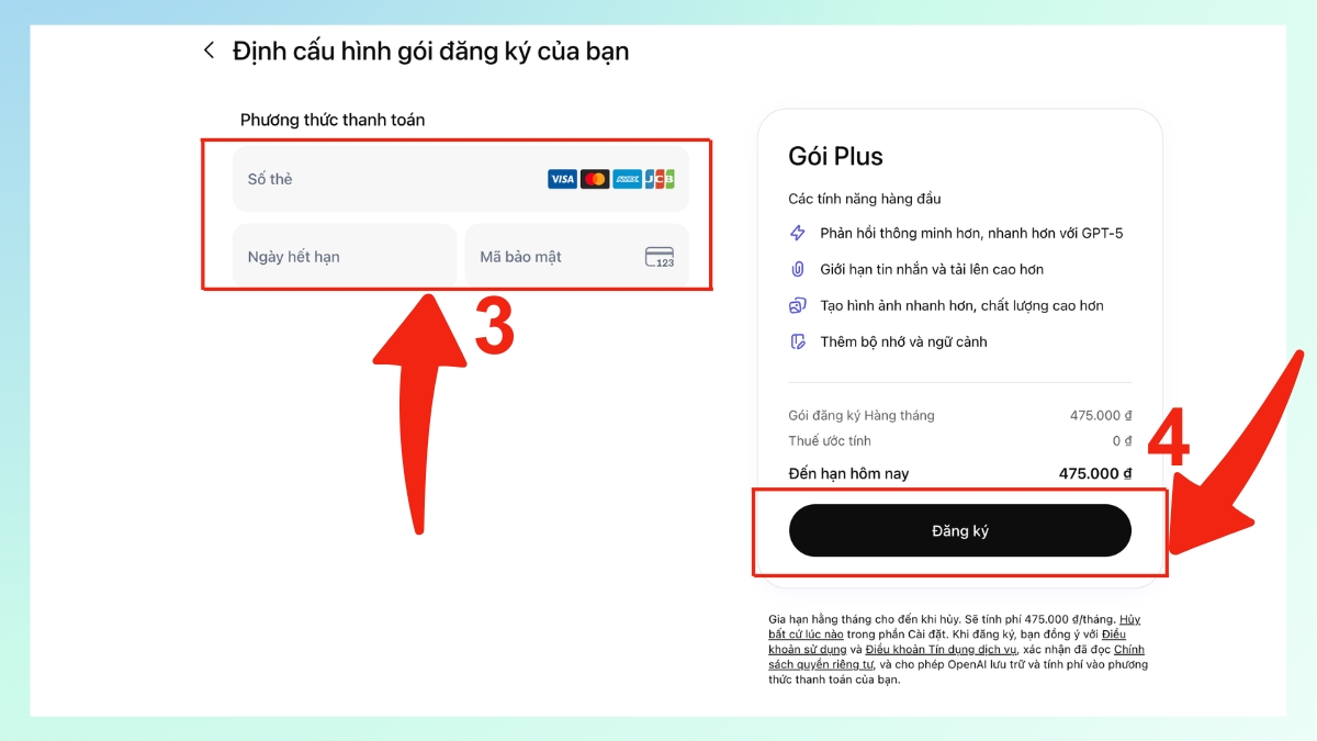 ChatGPT 5.4 có gì mới? Cách đăng ký bước 3