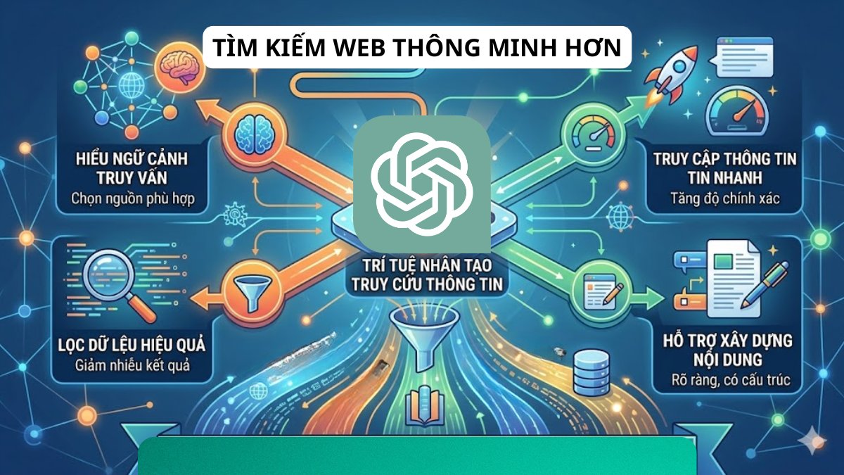 ChatGPT 5.4 có gì mới? Tìm kiếm web thông minh hơn