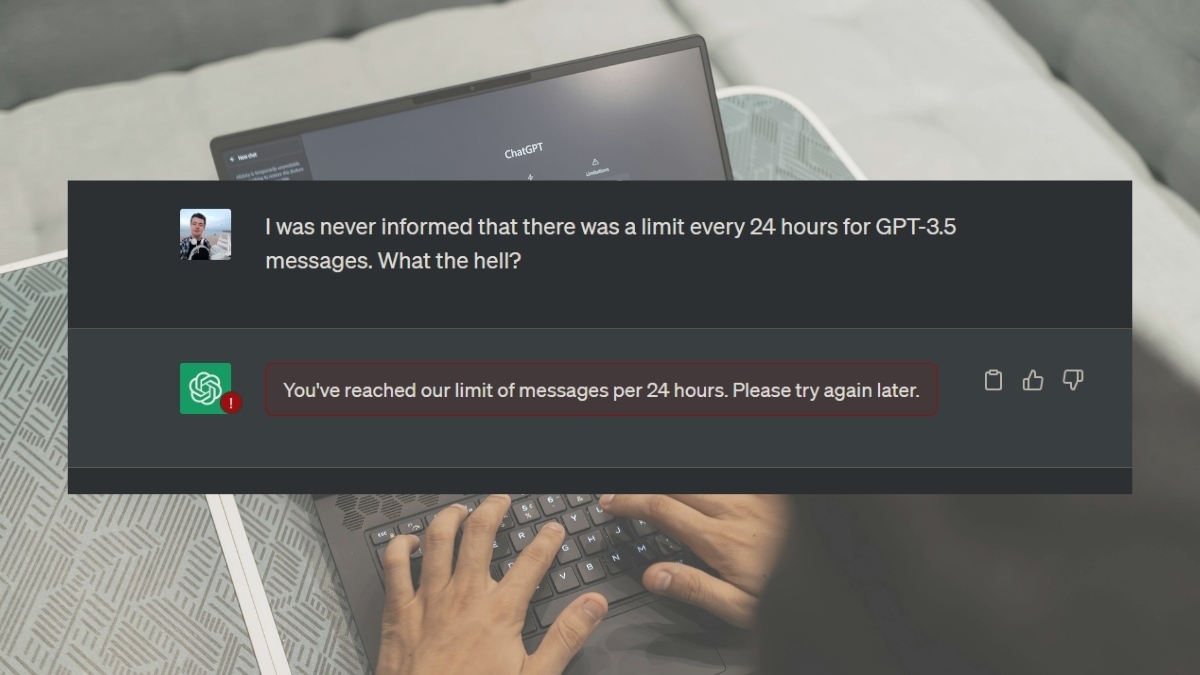 ChatGPT bị giới hạn tin nhắn theo giờ