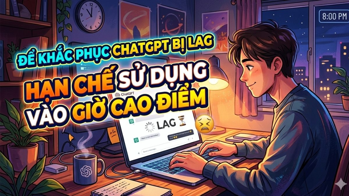 Khắc phục ChatGPT bị lag bằng cách hạn chế dùng giờ cao điểm