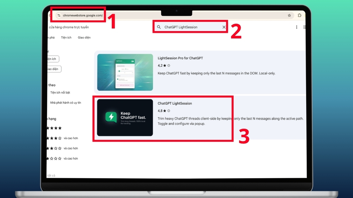 Khắc phục ChatGPT bị lag bằng cách cài ChatGPT LightSession bước 1