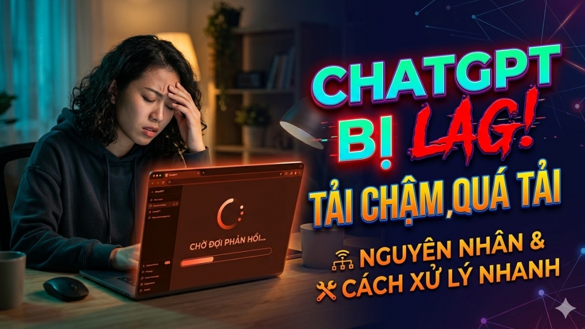 ChatGPT bị lag, load chậm: Nguyên nhân và các xử lý nhanh