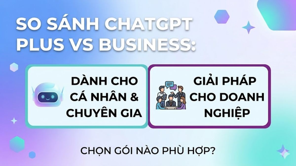 So sánh ChatGPT Plus vs Business: Lựa chọn phù hợp cho doanh nghiệp?