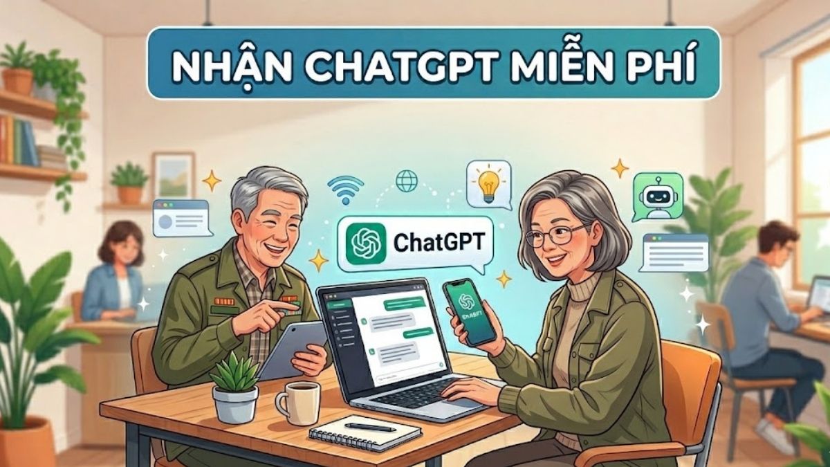 Cách nhận tài khoản ChatGPT quân nhân miễn phí khác