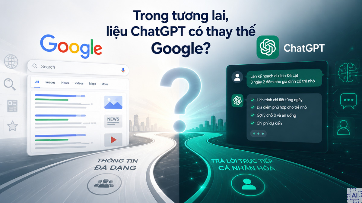 ChatGPT vs Google có thể thay thế cho nhau không?
