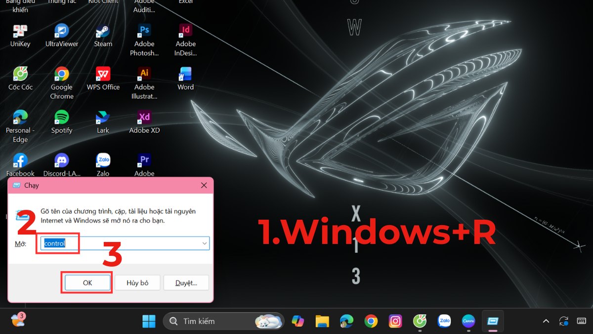 Cách chỉnh DPI chuột Logitech trong cài đặt Windows bước 1