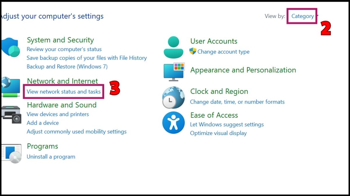Chơi giả lập PUBG - Điều chỉnh DNS bước 2, 3