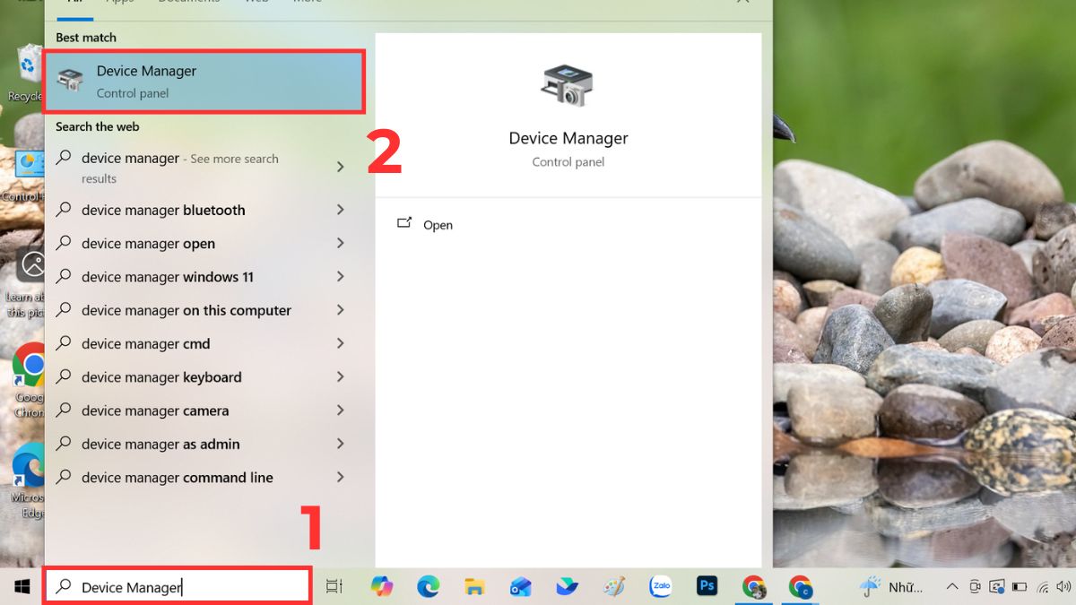 Cách sửa chuột bị double click - Gỡ và cài lại Driver chuột bước 1