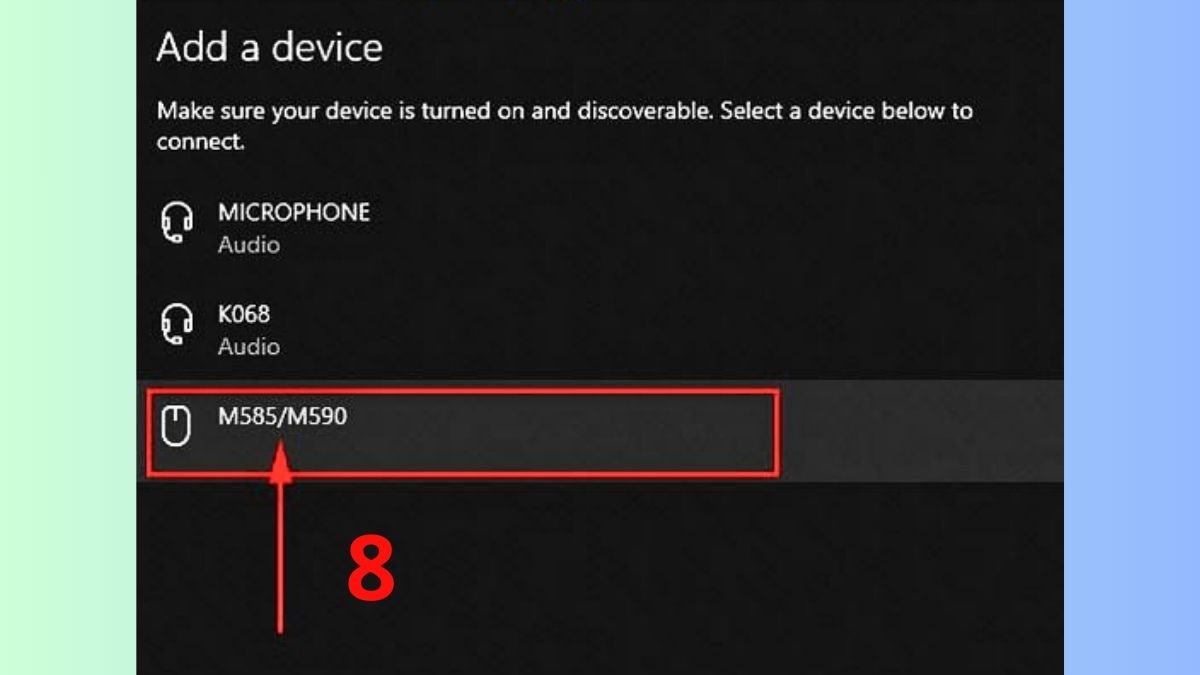 Cách xử lý khi chuột không dây bị mất USB Receiver bước 8