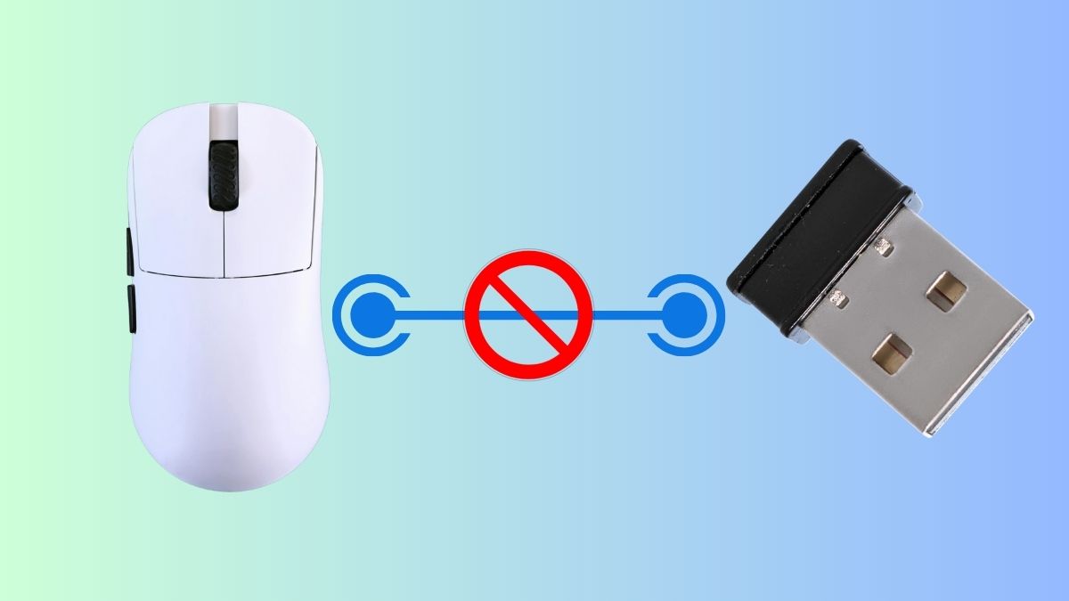 Chuột không dây bị mất USB thường không dùng USB thay thế được