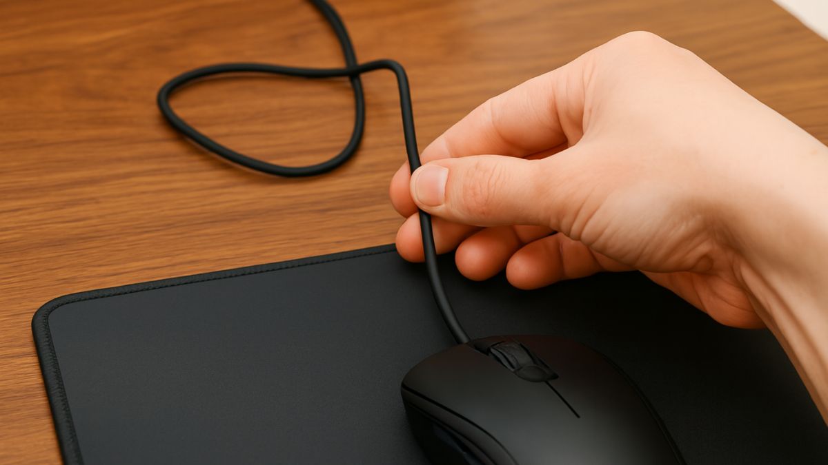 Sửa lỗi chuột máy tính bị nhảy lung tung - Kiểm tra dây chuột