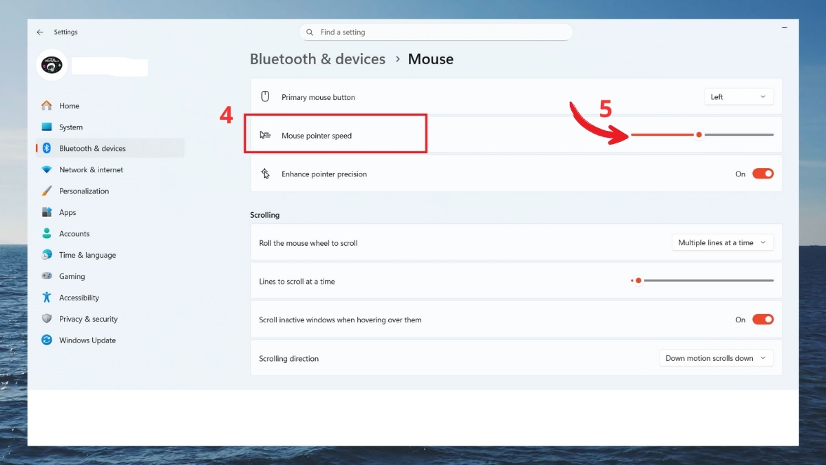 Sửa lỗi chuột máy tính tự di chuyển - Điều chỉnh tốc độ con trỏ