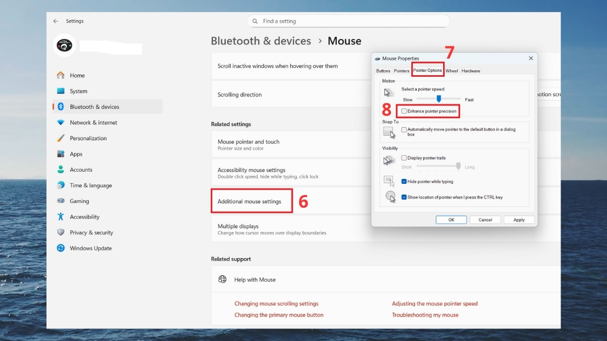 Sửa lỗi chuột máy tính tự di chuyển - Tắt tính năng tăng tốc chuột