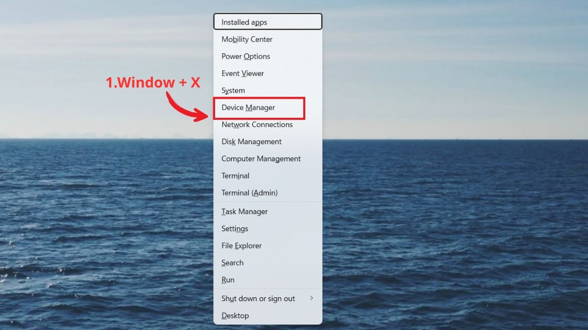 Sửa lỗi chuột máy tính tự di chuyển - Cài đặt lại Driver chuột bước 1