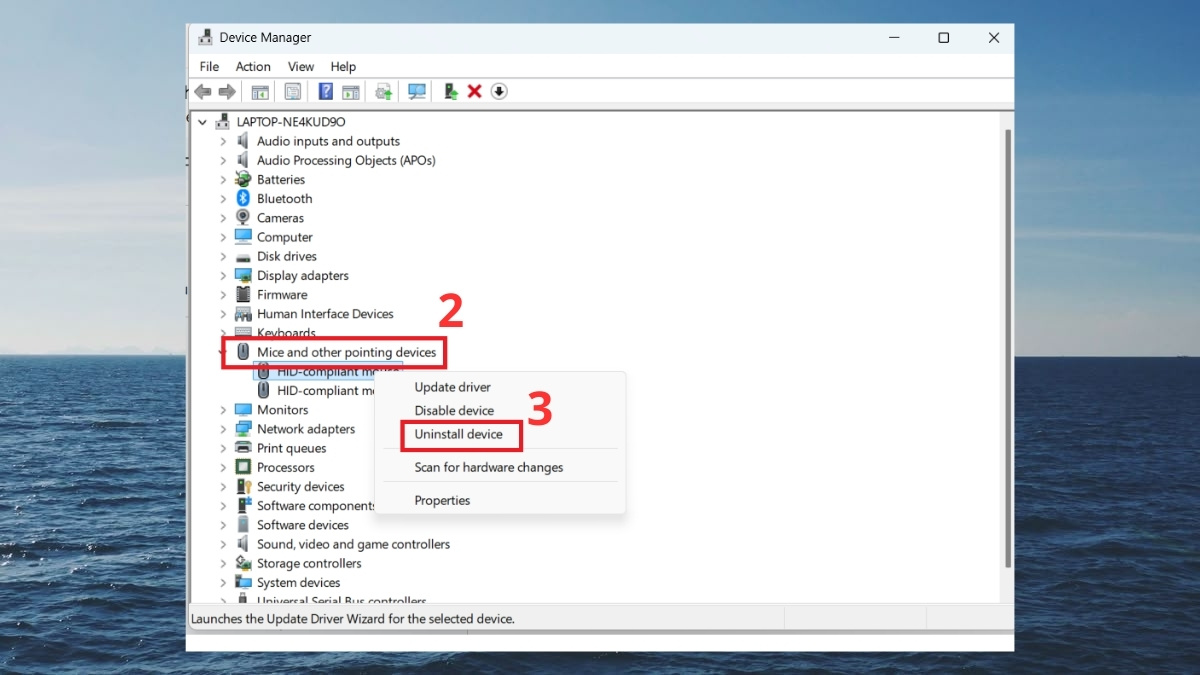 Sửa lỗi chuột máy tính tự di chuyển - Cài đặt lại Driver chuột bước 2