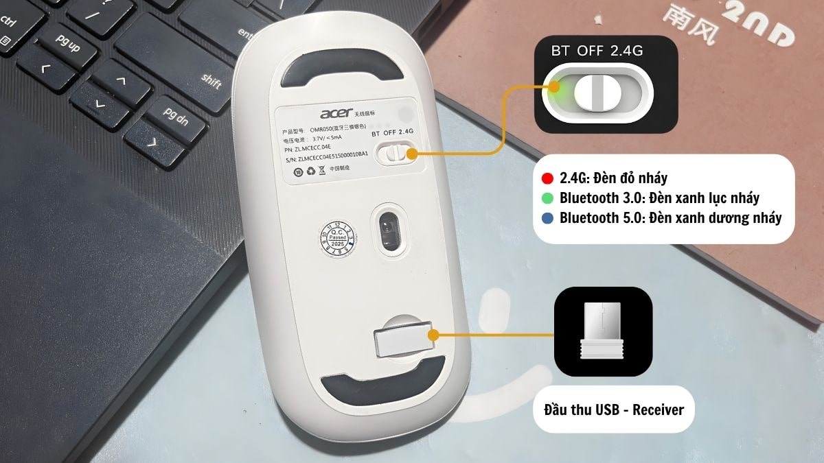 Chuột Wireless đa kết nối