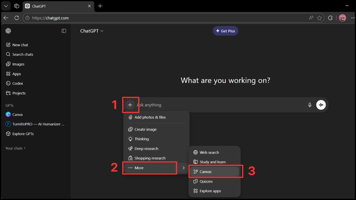 Codex ChatGPT là gì? Cách dùng ChaGPT tối ưu workflow lập trình bước 1