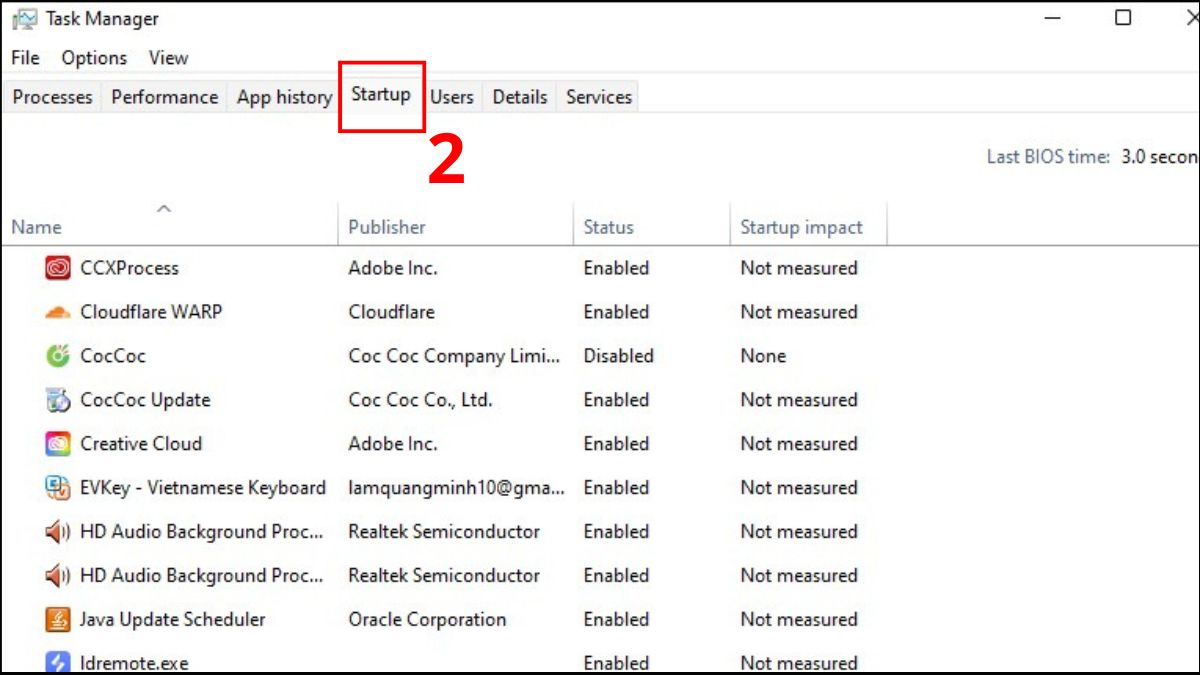 Cách sửa con lăn chuột bị loạn - Kiểm tra xung đột phần mềm bước 2