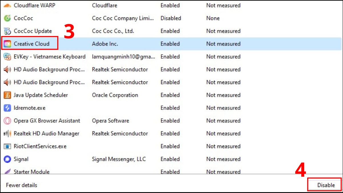 Cách sửa con lăn chuột bị loạn - Kiểm tra xung đột phần mềm bước 3