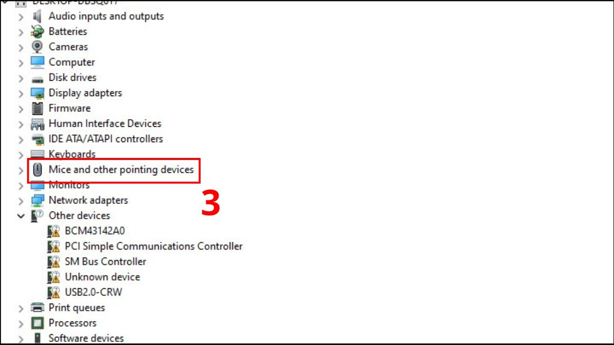 Cách sửa con lăn chuột bị loạn - Cập nhật driver bước 2