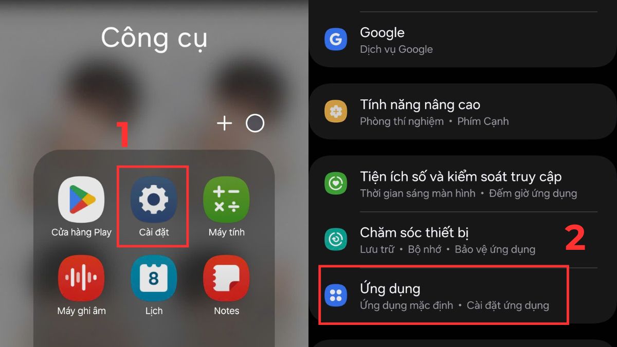 Sửa lỗi cuộc gọi Messenger không hiển thị trên màn hình - Kiểm tra cài đặt thông báo bước 1, 2