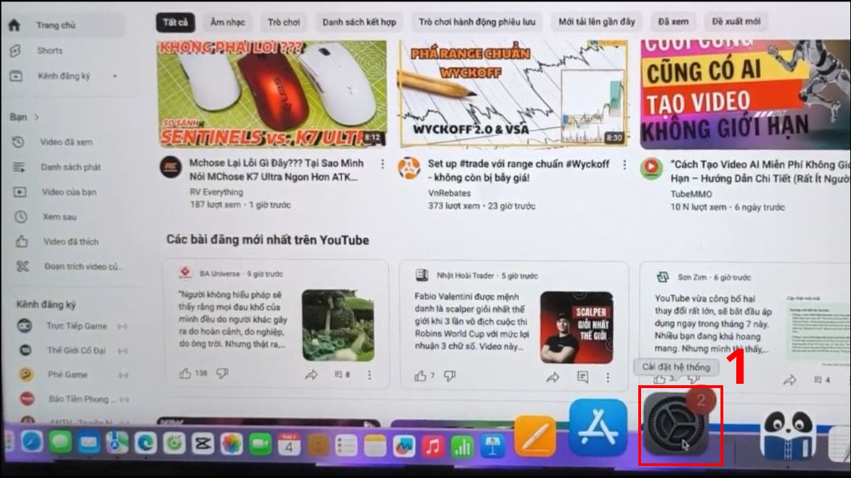 Sửa lỗi cuộn chuột bị ngược trên MacBook bước 1