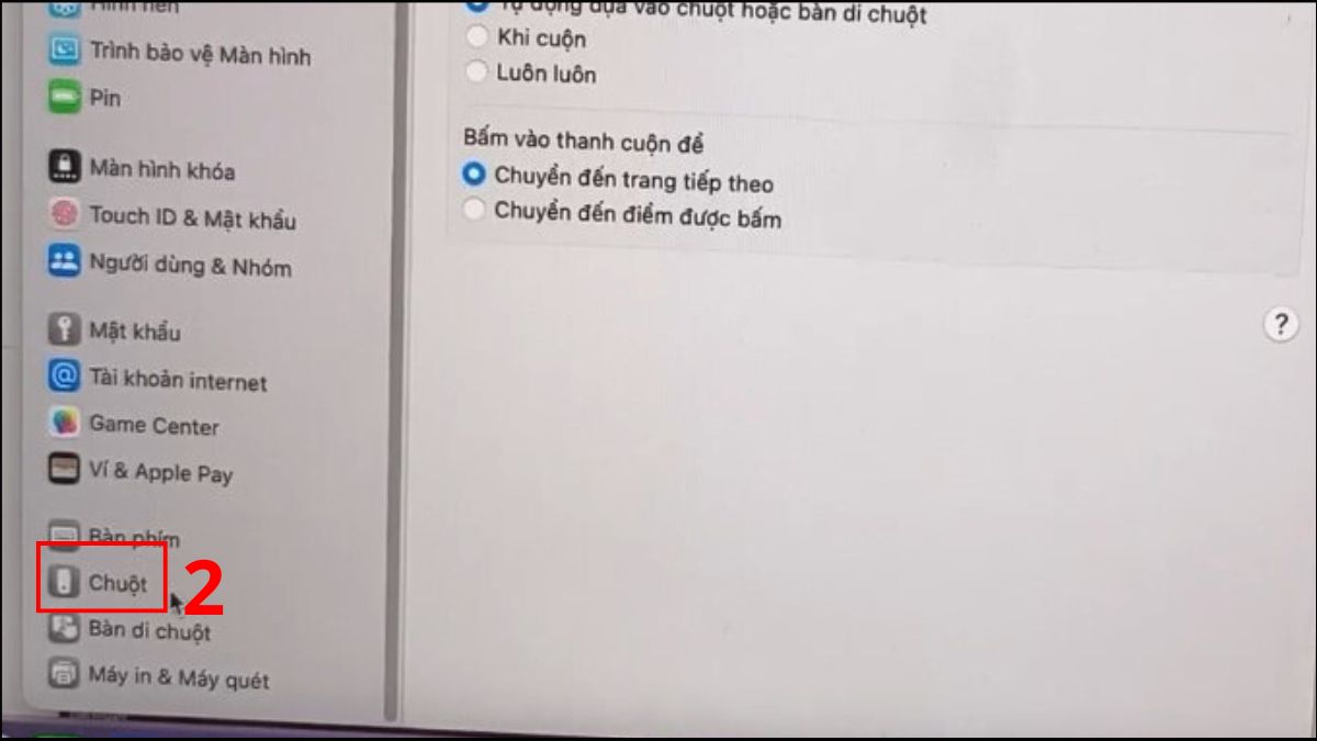 Sửa lỗi cuộn chuột bị ngược trên MacBook bước 2