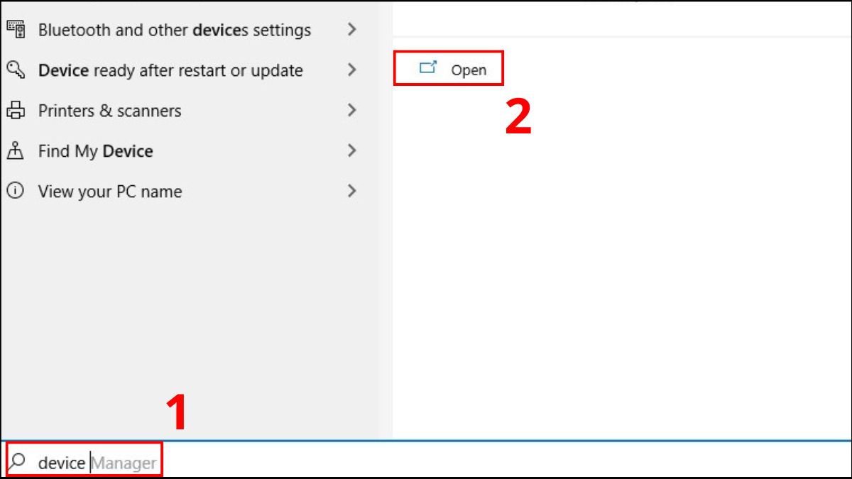Khắc phục lỗi cuộn chuột bị ngược - Cài lại Driver chuột bước 1
