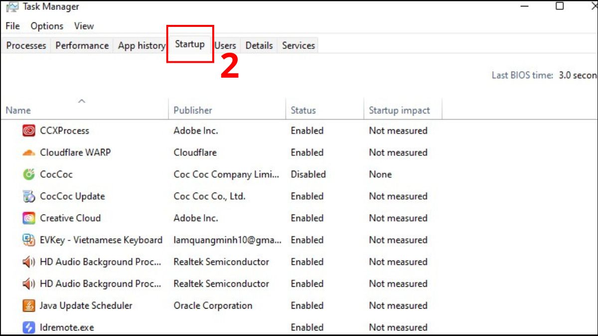 Khắc phục lỗi cuộn chuột bị ngược - Kiểm tra phần mềm xung đột bước 2
