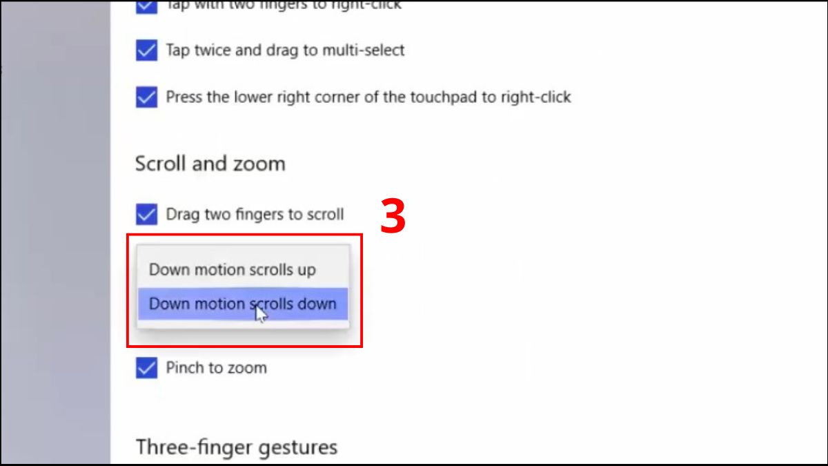 Sửa lỗi cuộn chuột bị ngược trong Settings bước 3