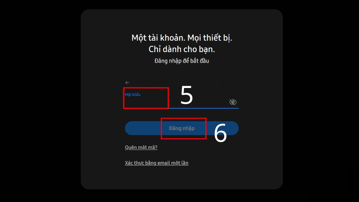 Đăng nhập Samsung Cloud trên máy tính bước 4