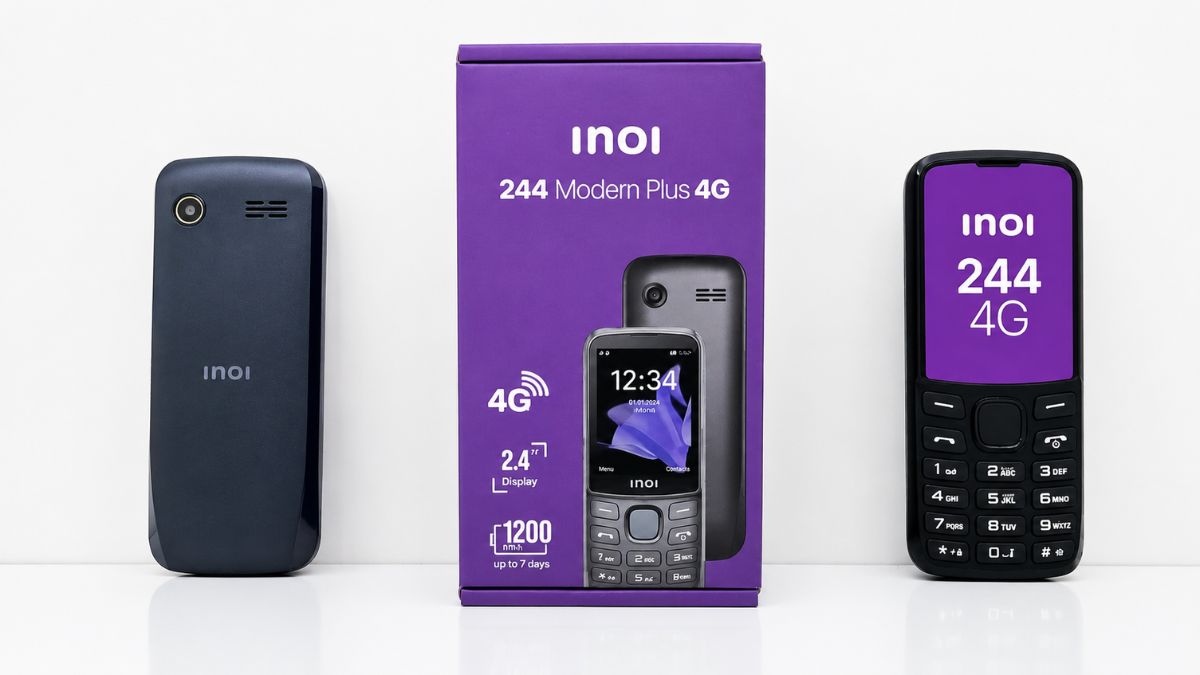 Điện thoại bàn phím có Wifi 4G - Inoi 244 Modern Plus 4G
