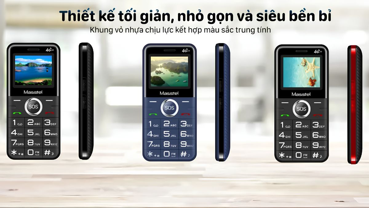 Điện thoại bàn phím có Wifi 4G - Masstel Fami 8 4G
