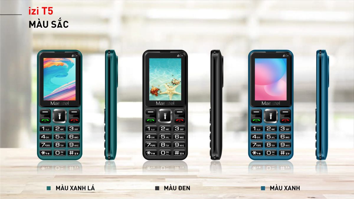 Điện thoại bàn phím có Wifi 4G - Masstel Izi 15 4G