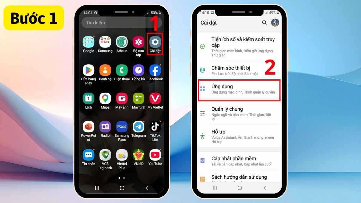 Cách sửa lỗi điện thoại không hiển thị bàn phím - Xóa bộ nhớ đệm bước 1