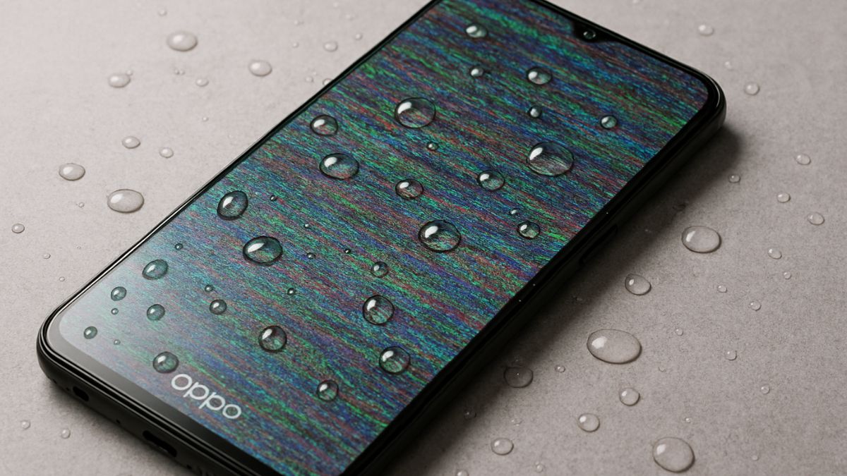 Nguyên nhân điện thoại OPPO bị nhiễu màn hình - Do dính nước
