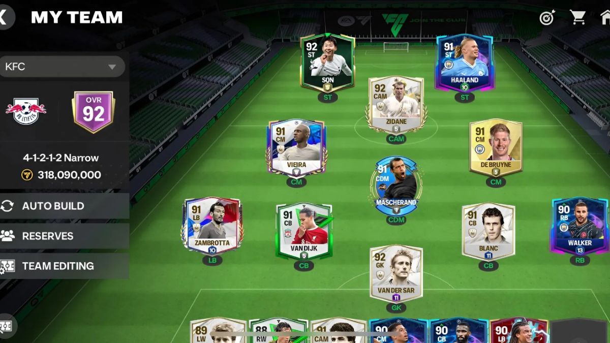 Đội hình FC Mobile - Sơ đồ 4-1-2-1-2