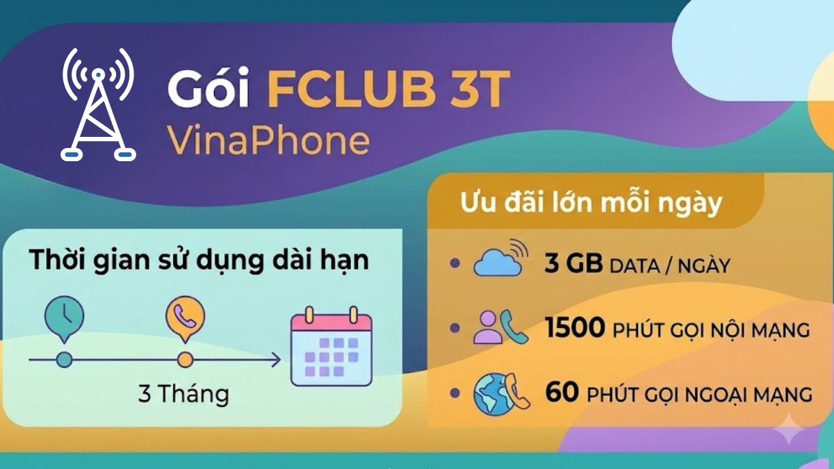 Gói FCLUB VinaPhone 3T