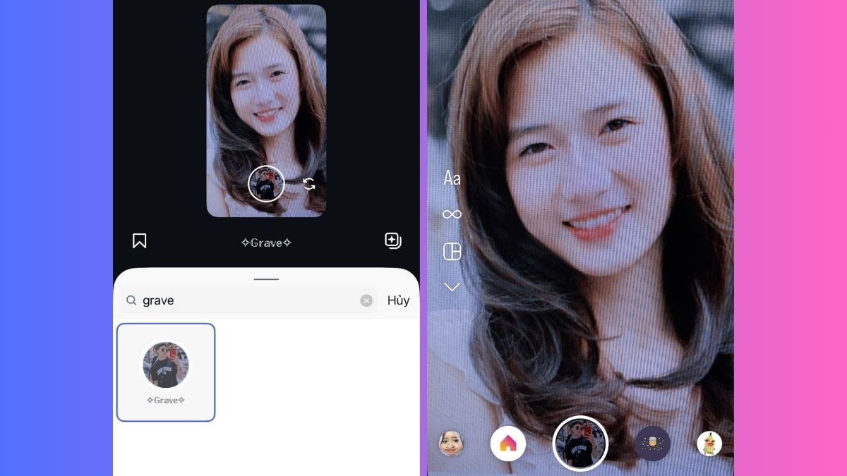 Filter đẹp trên Instagram có son bí ẩn
