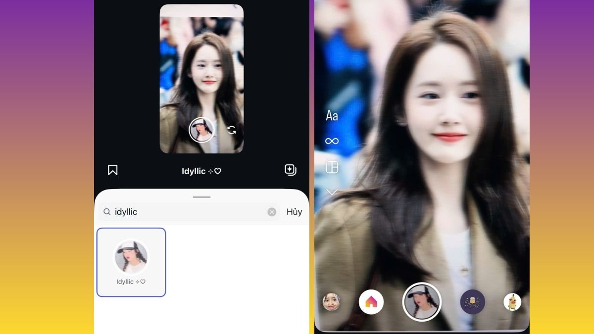 Filter đẹp trên Instagram có son, làm mịn da