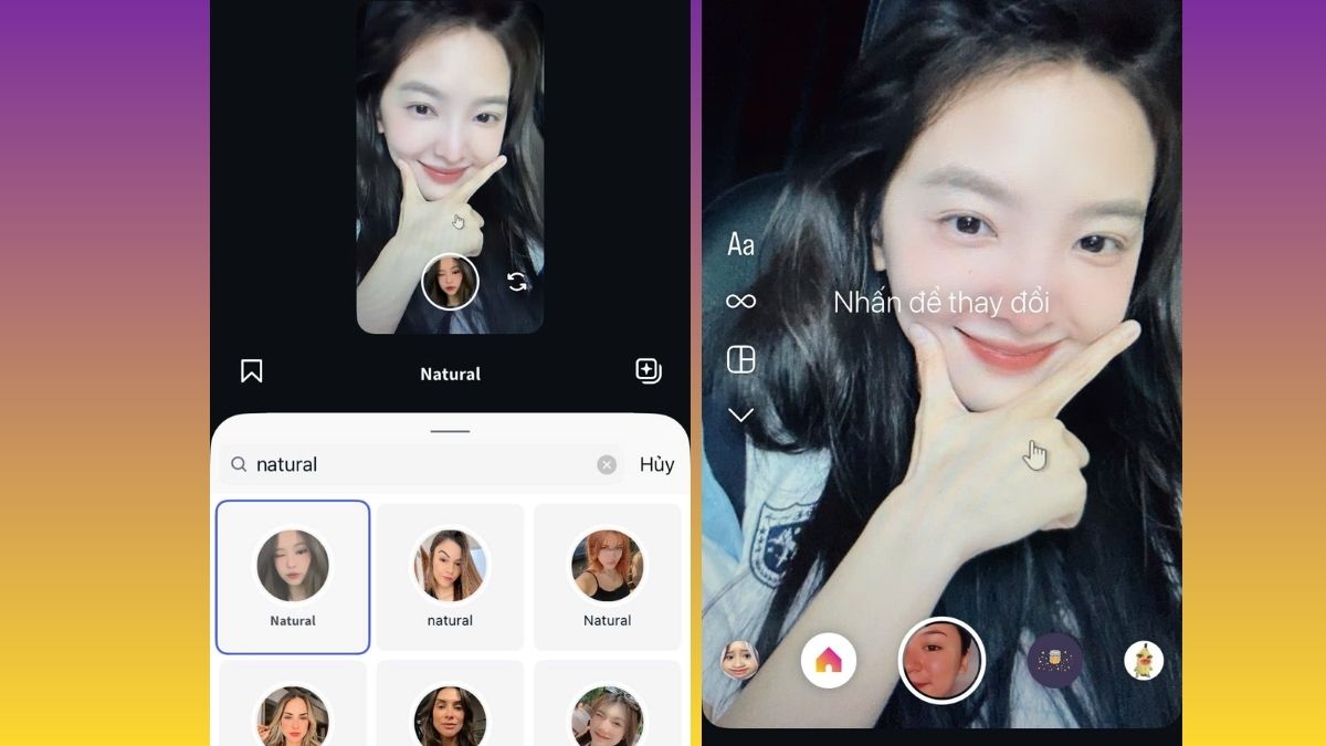 Filter đẹp trên Instagram có son đẹp