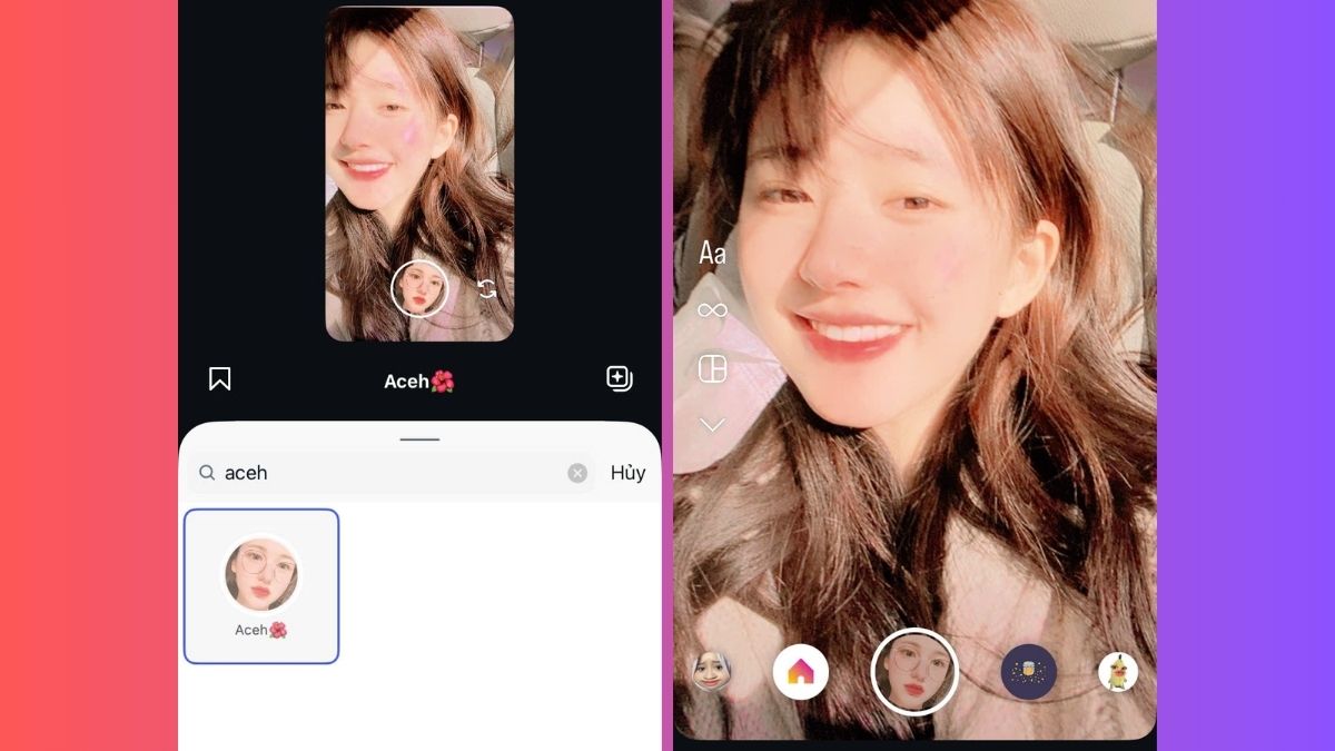 Filter đẹp trên Instagram có son sang trọng