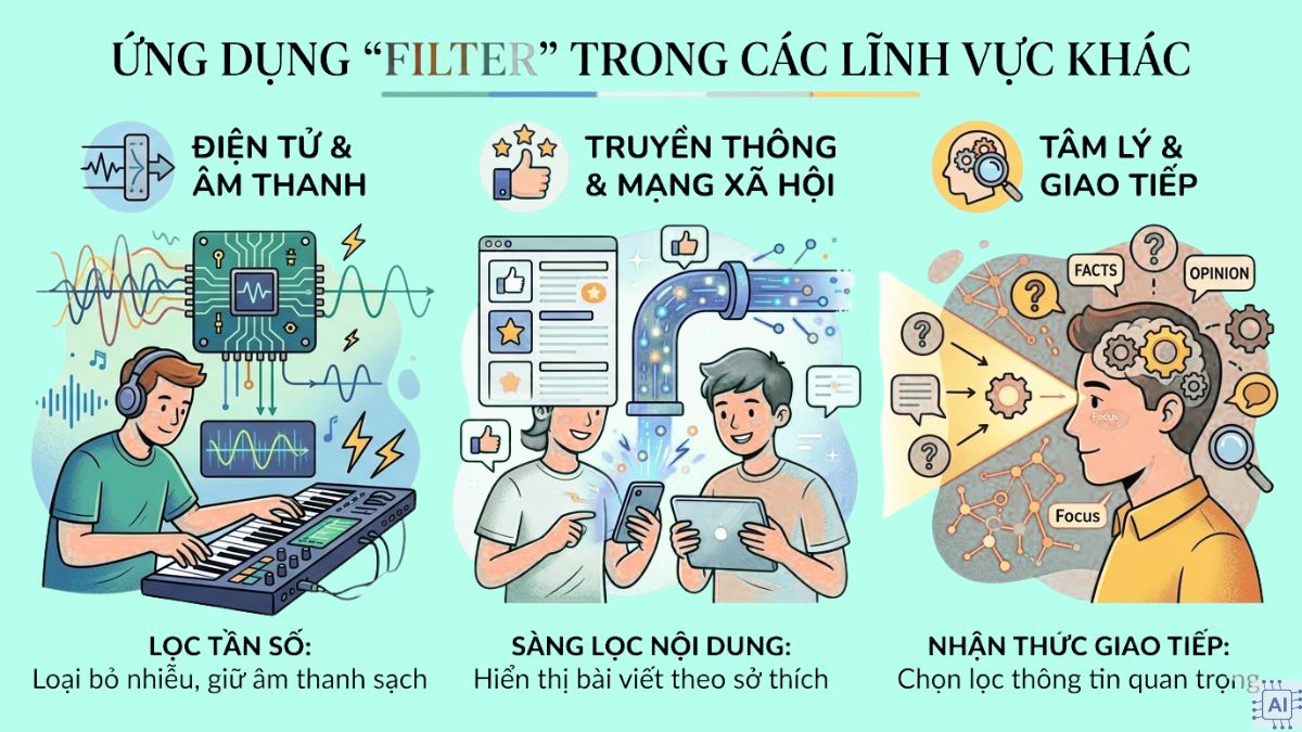 Filter là gì trong các lĩnh vực
