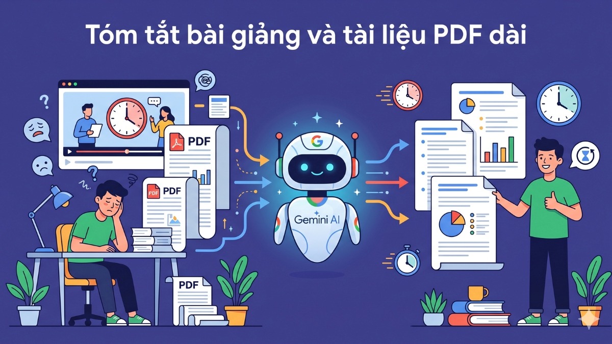 Gemini for Students tóm tắt bài giảng